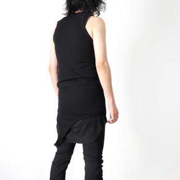 LOOP TANK TOP　BLACK No.18