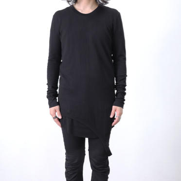 LOOP LS T-SHIRT　BLACK No.13