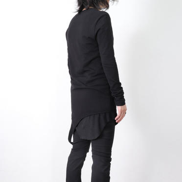 LOOP LS T-SHIRT　BLACK No.17