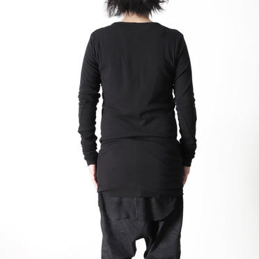 Double Layered Long Top　BLACK No.17