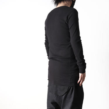 Double Layered Long Top　BLACK No.18
