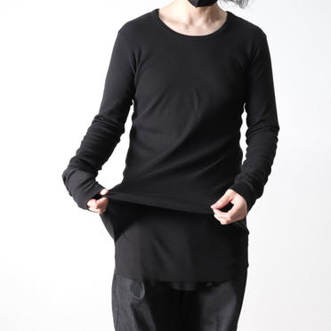 Double Layered Long Top　BLACK No.20