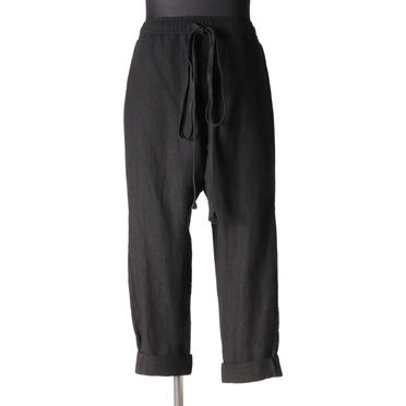 STRIPE JACQUARD PANTS　BLACK No.1