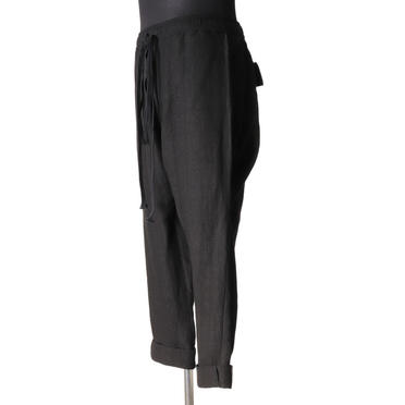 STRIPE JACQUARD PANTS　BLACK No.3