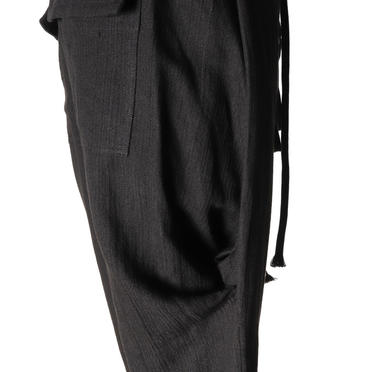 STRIPE JACQUARD PANTS　BLACK No.12