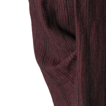 STRIPE JACQUARD PANTS　BURGUNDY No.13