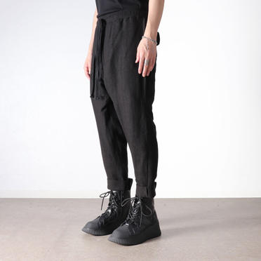 STRIPE JACQUARD PANTS　BLACK No.16