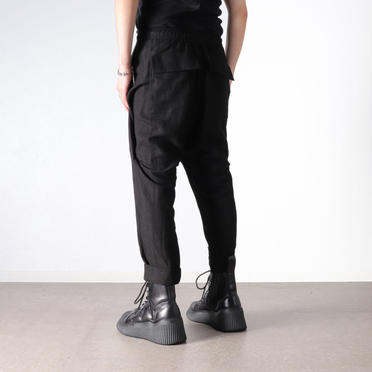 STRIPE JACQUARD PANTS　BLACK No.18