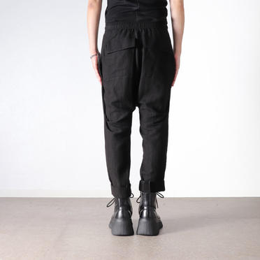 STRIPE JACQUARD PANTS　BLACK No.19