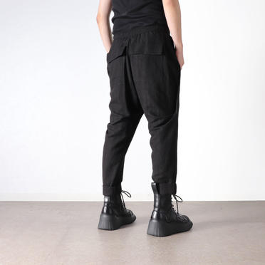 STRIPE JACQUARD PANTS　BLACK No.20