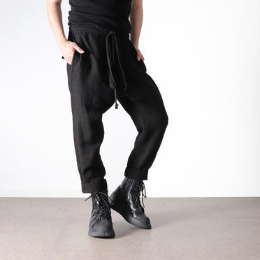 STRIPE JACQUARD PANTS　BLACK No.22