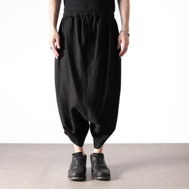 STRIPE JACQUARD MOEBIUS PANTS　BLACK No.17