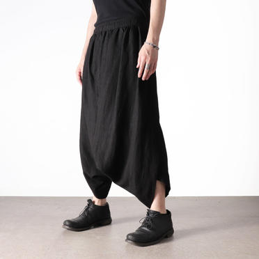 STRIPE JACQUARD MOEBIUS PANTS　BLACK No.20