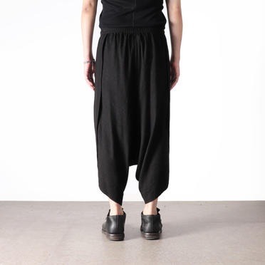 STRIPE JACQUARD MOEBIUS PANTS　BLACK No.23