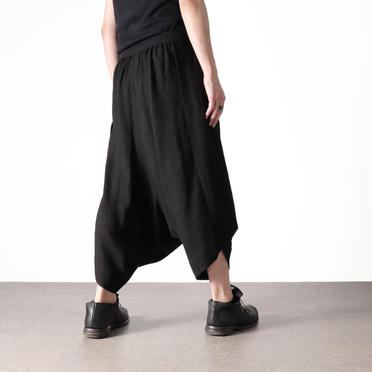 STRIPE JACQUARD MOEBIUS PANTS　BLACK No.24