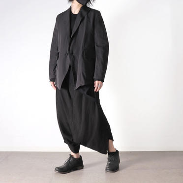 STRIPE JACQUARD MOEBIUS PANTS　BLACK No.30