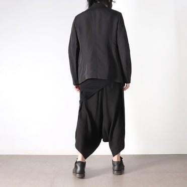 STRIPE JACQUARD MOEBIUS PANTS　BLACK No.31