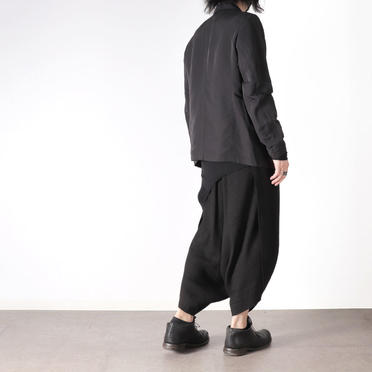 STRIPE JACQUARD MOEBIUS PANTS　BLACK No.32