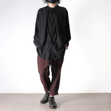 STRIPE JACQUARD PANTS　BURGUNDY No.28