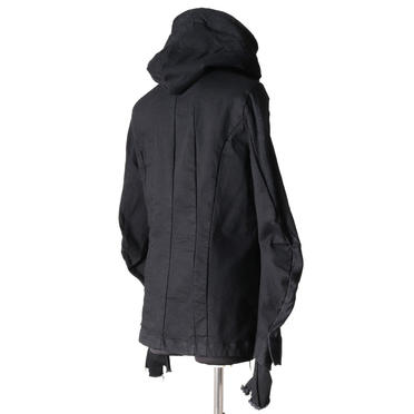 Switching Hoodie Blouson　BLACK No.7