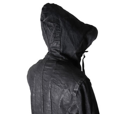 Coated Switching Hoodie Blouson　BLACK No.12