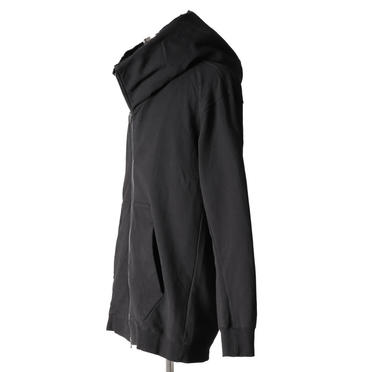 PADDED ZIP HOODIE　BLACK No.3