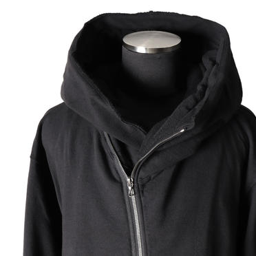 PADDED ZIP HOODIE　BLACK No.9