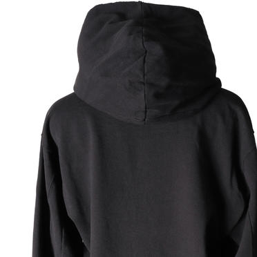 PADDED ZIP HOODIE　BLACK No.12