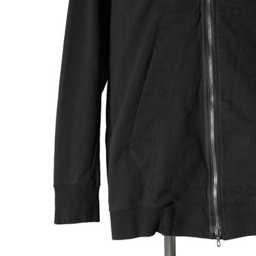 PADDED ZIP HOODIE　BLACK No.14