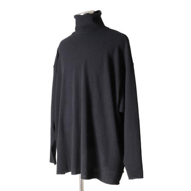20-21FW kosumosu pullover　BLACK No.2