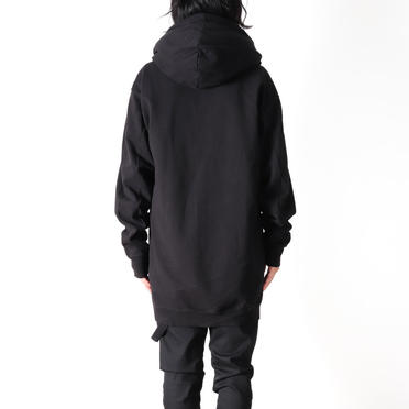 PADDED ZIP HOODIE　BLACK No.22