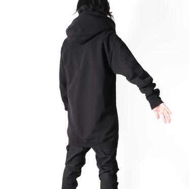 PADDED ZIP HOODIE　BLACK No.23