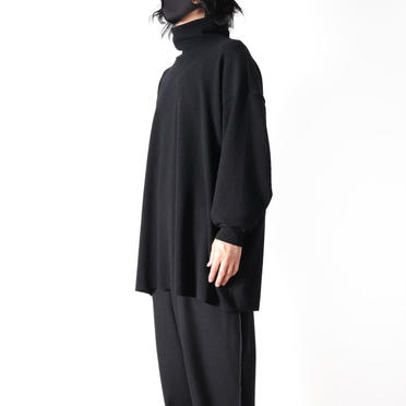 20-21FW kosumosu pullover　BLACK No.14
