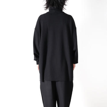 20-21FW kosumosu pullover　BLACK No.16