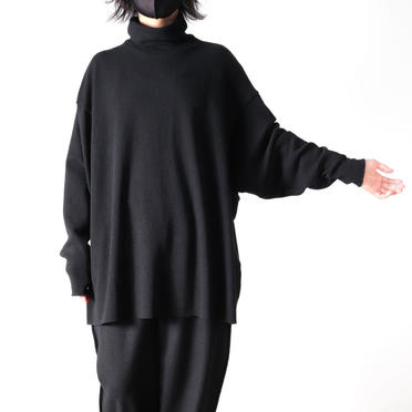20-21FW kosumosu pullover　BLACK No.18