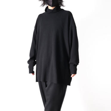 20-21FW kosumosu pullover　BLACK No.19