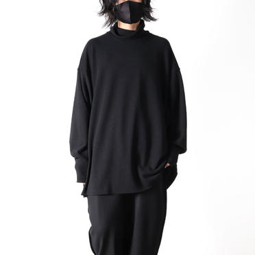 20-21FW kosumosu pullover　BLACK No.20