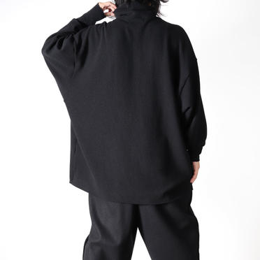 20-21FW kosumosu pullover　BLACK No.21