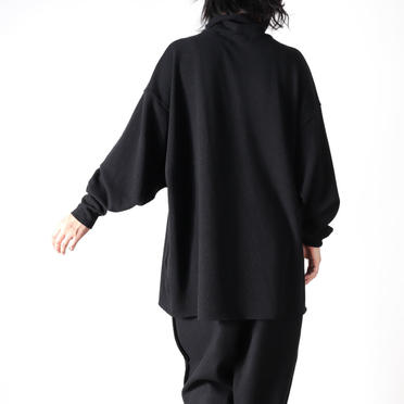 20-21FW kosumosu pullover　BLACK No.22