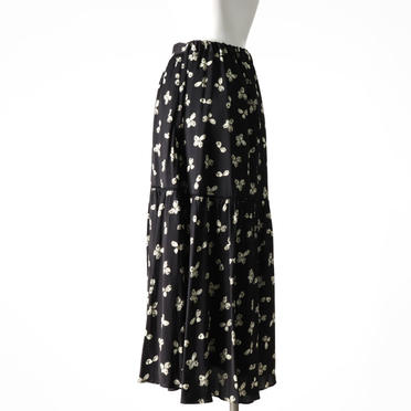 flower pt skirt　BLACK No.3