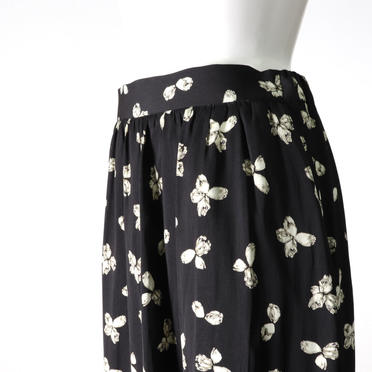 flower pt skirt　BLACK No.5