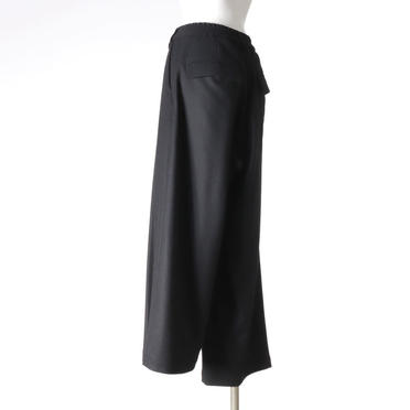 Asymmetry Wide Pants　BLACK No.4