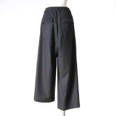 Asymmetry Wide Pants　BLACK No.5