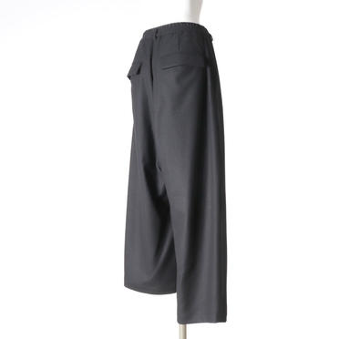 Asymmetry Wide Pants　BLACK No.6