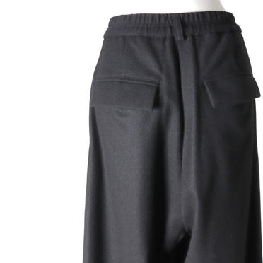 Asymmetry Wide Pants　BLACK No.9