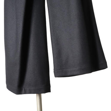 Asymmetry Wide Pants　BLACK No.11