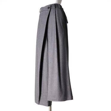 Asymmetry Wide Pants　GRAY No.2