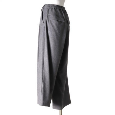 Asymmetry Wide Pants　GRAY No.4