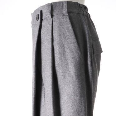 Asymmetry Wide Pants　GRAY No.8