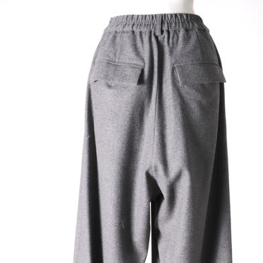 Asymmetry Wide Pants　GRAY No.9